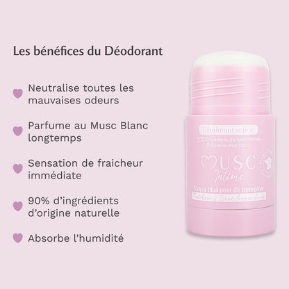 Déodorant l'Irrésistible au Musc Blanc