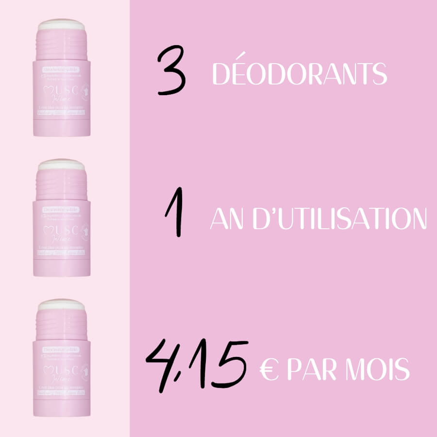 Déodorant l'Irrésistible au Musc Blanc