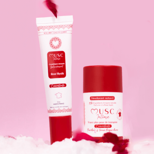 Déodorant solide et Gel parfumant à la Rose Mystik