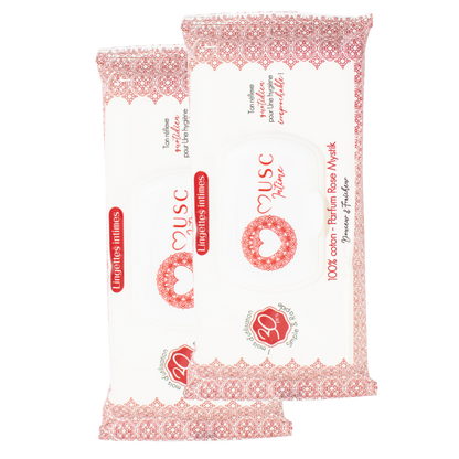 Lingettes toilette Intime Rose Mystik - l'Envoûtante