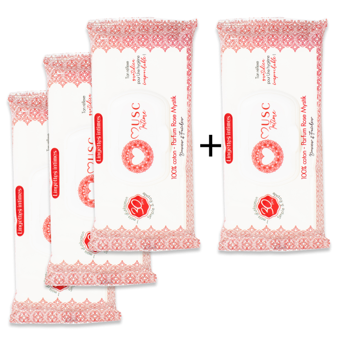 Lingettes toilette Intime Rose Mystik - l'Envoûtante