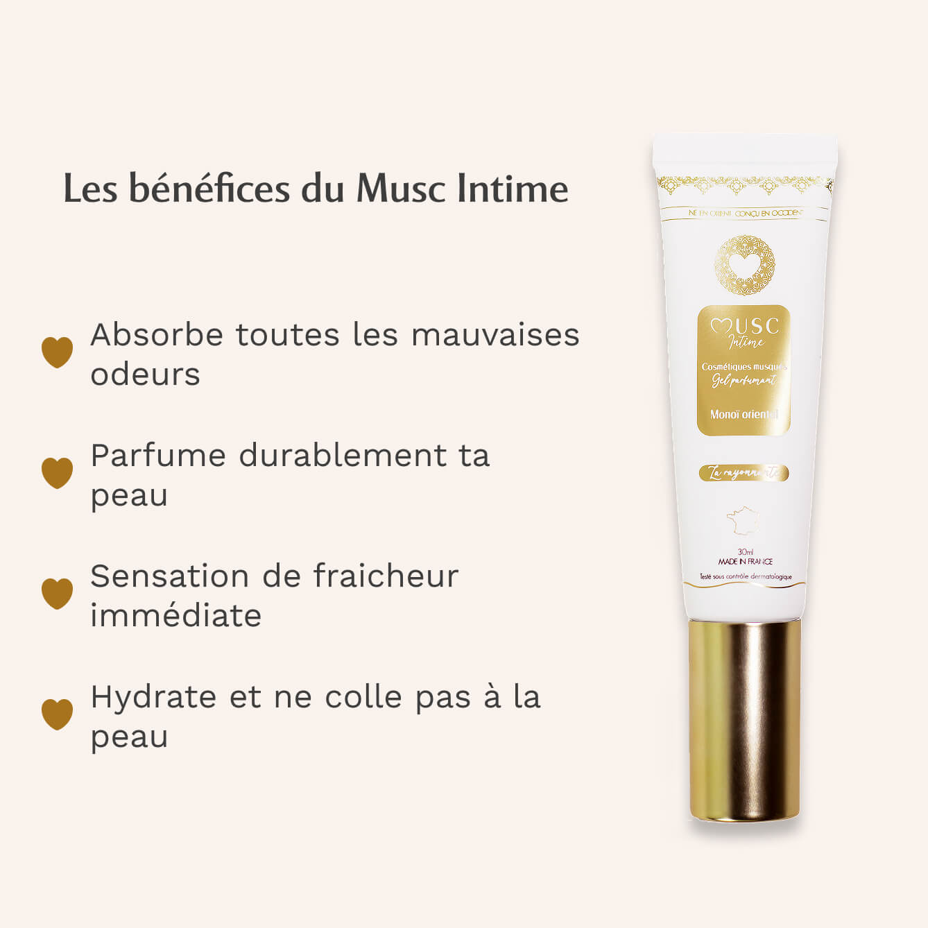 Gel Parfumant + Déodorant Monoï