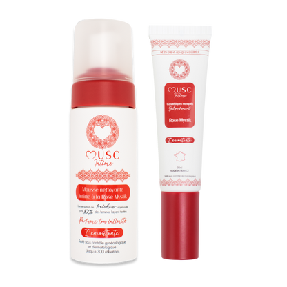 Mousse nettoyante Intime Rose Mystik - l'Envoûtante
